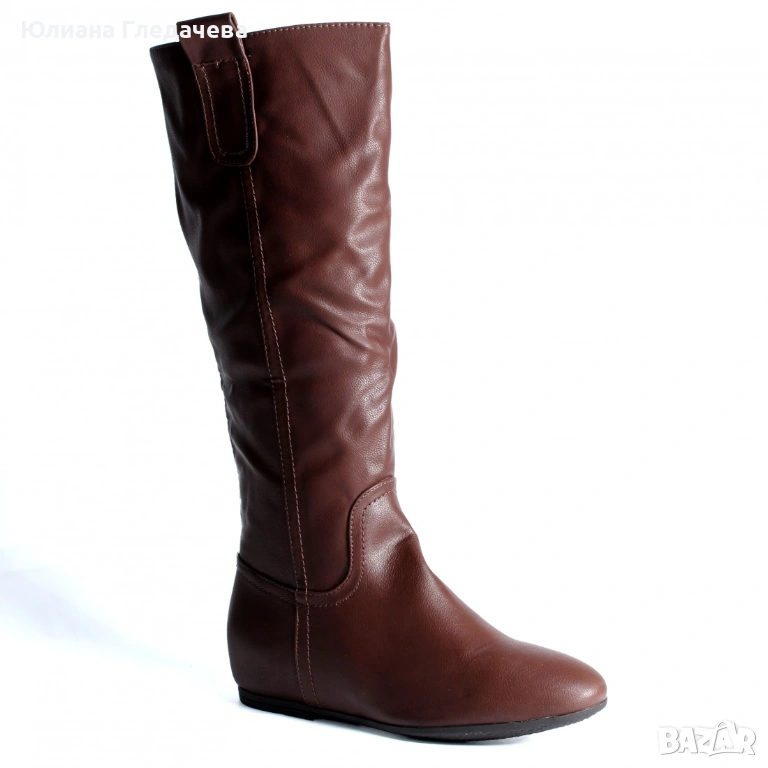 Ботуши дамски нови,кафяви номер 41,стелка 26 см- 15.90 евро, снимка 1