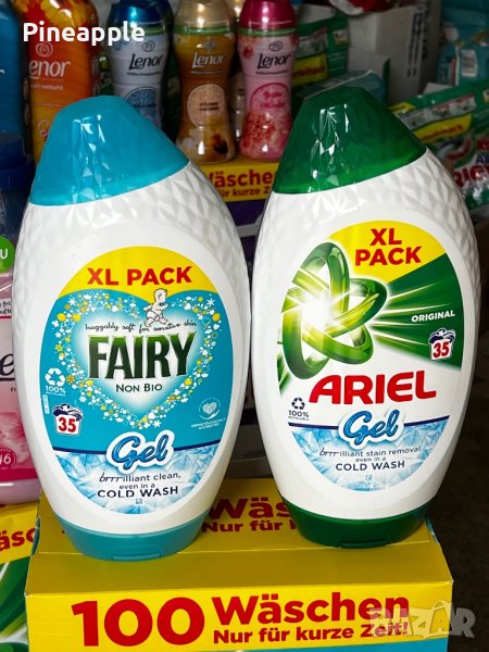 Fairy non bio gel 35пр  Английски / Ariel , снимка 1