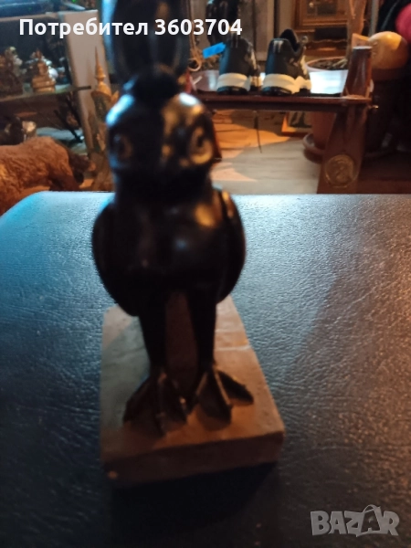 статуетка на птица стара, снимка 1