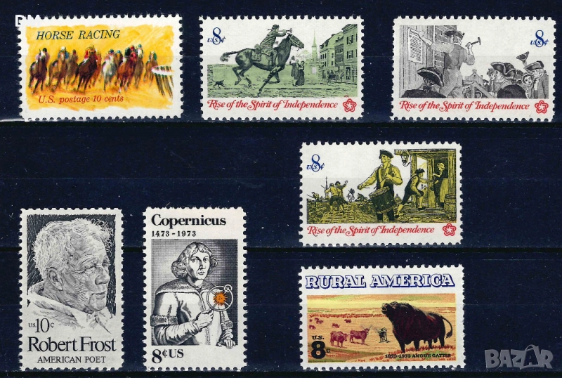  САЩ 1973 - лот 1 MNH , снимка 1