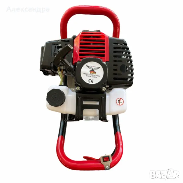 Бензинов свредел с мощен 68cc двигател, снимка 1