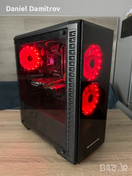 Геймърски компютър i7-6700,RX 5500 XT,16GB RAM,256 GB NVMe, 1 TB HDD, снимка 1