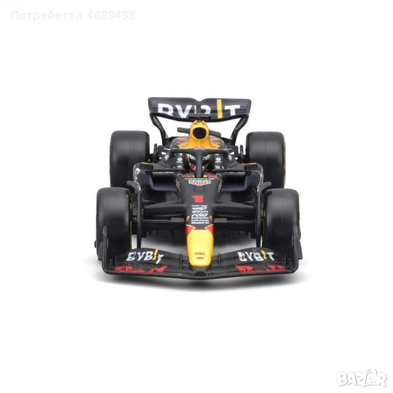 Bburago F1 модел – Red Bull RB19 Verstappen #1 | 1:43, снимка 1
