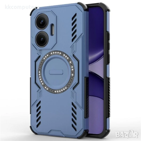 Xiaomi Poco F7 5G / Redmi Turbo 4 Pro 5G Удароустойчив Magnetic /Butterfly Armor Hollow Heat Dissipa, снимка 1