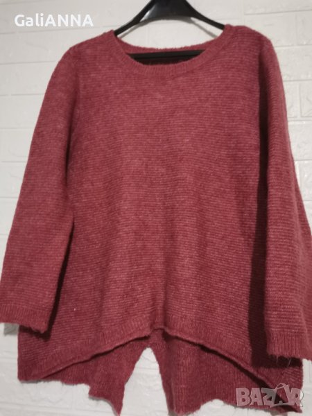 СТРАХОТНА ТУНИКА ПЛЕТИВО ПЕПЕЛ ОТ РОЗИ 2XL, снимка 1