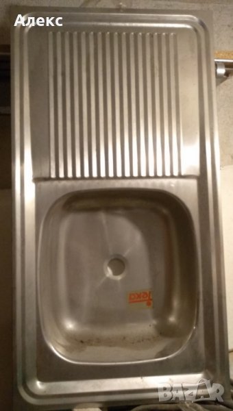 Иноксова бордова мивка, снимка 1