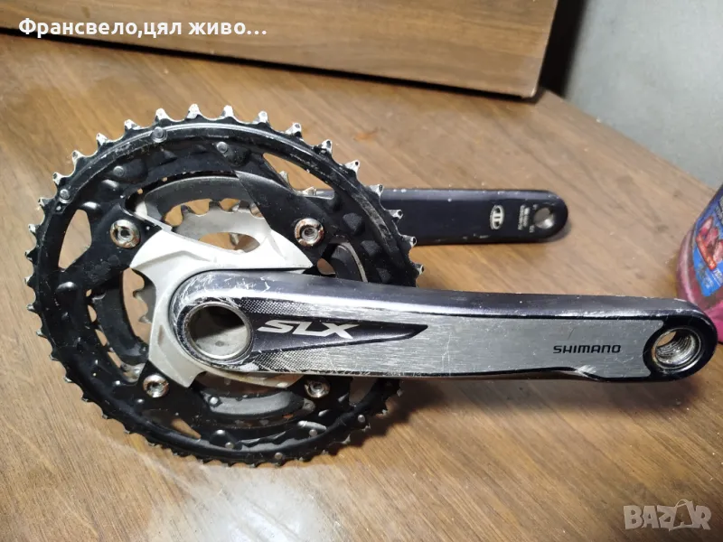 Курбел за велосипед колело Shimano slx fc m 670, снимка 1