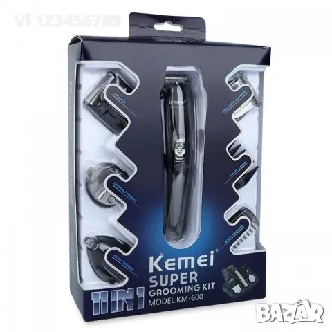 Подстригване , Бръснене, Тример,KEMEI KM-600 - 11 в 1,, снимка 1