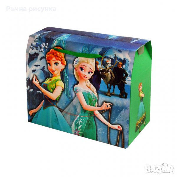 Картонена кутия чантичка"Замръзналото кралство", снимка 1