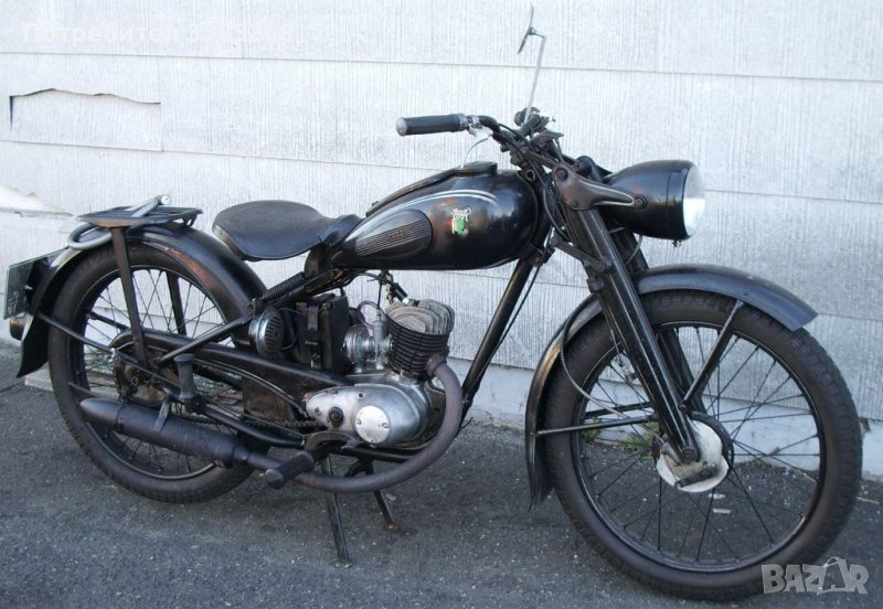 Купувам стари ретро мотор мотоциклет дкв dkw 100 125 175 200 250 350 500също и части за тях, снимка 1