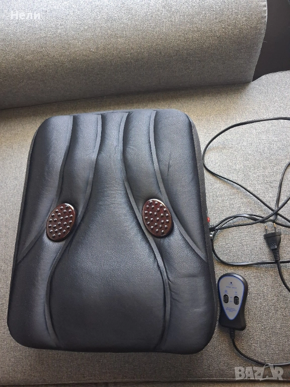 МАСАЖИРАЩА СЕДАЛКА за гръб и шия, снимка 1