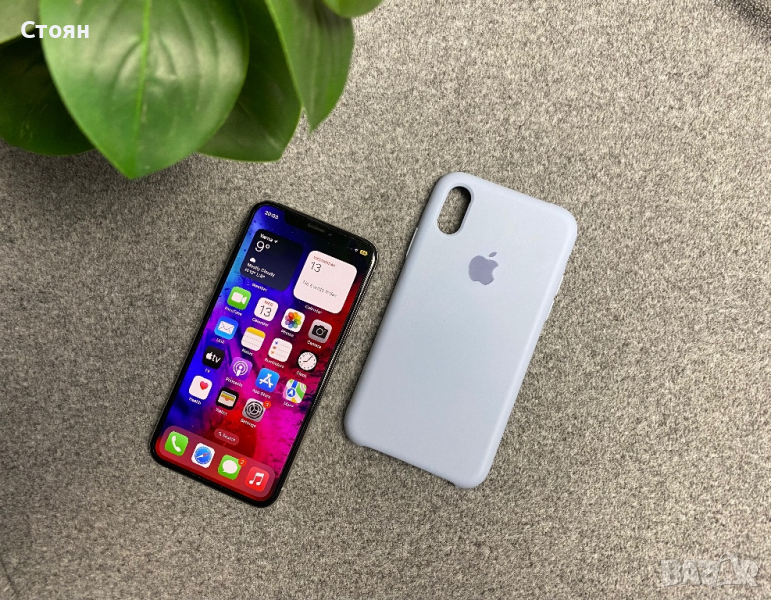 iPhone XS White 100% Батерия Перфектен! , снимка 1