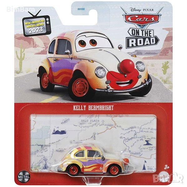 Оригинална количка Cars Kelly Beambright / Disney / Pixar, снимка 1