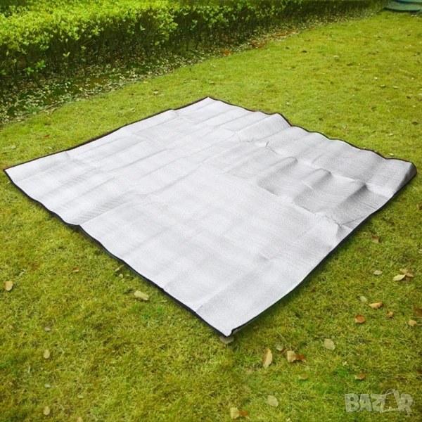 Постелка за къмпинг с двойно алуминиево покритие , снимка 1