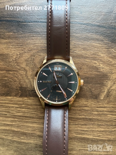 Оригинален швейцарски часовник Grovana / Позлата / 43 мм, снимка 1