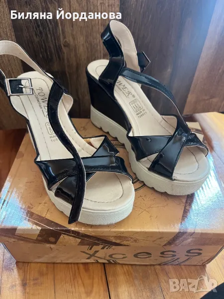 Сандали на платформа , снимка 1