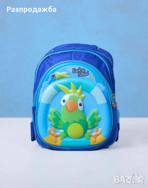 Детска ученическа чанта с щампована твърда карикатура за предучилищна възраст 2-5 години, снимка 1