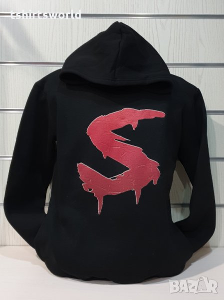 Нов мъжки суичър с дигитален печат ShadowHex, снимка 1