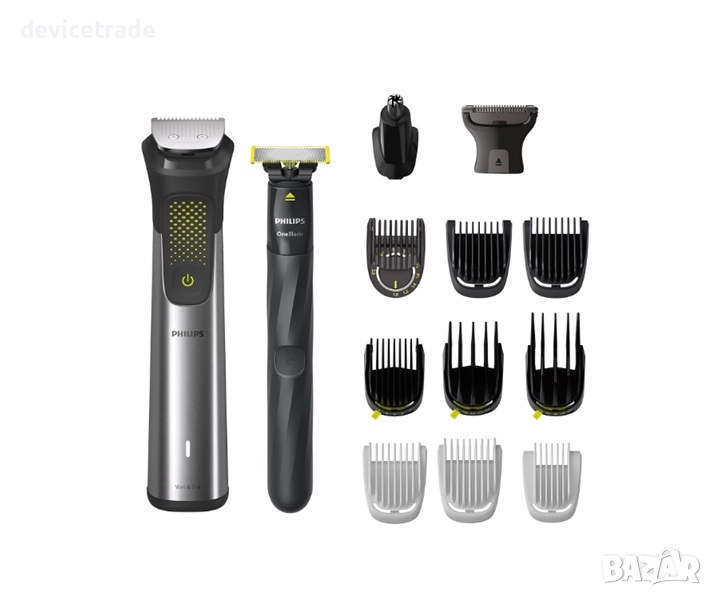 Комплект тримери PHILIPS 15 in 1 и OneBlade MG9552/15, снимка 1