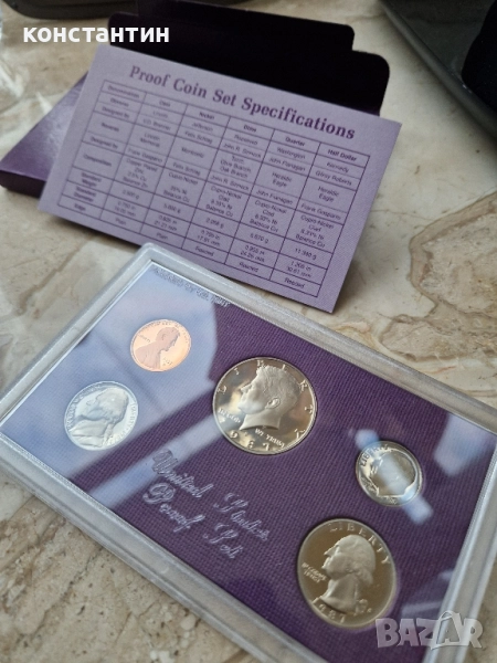 сет монети САЩ от 1987г, снимка 1