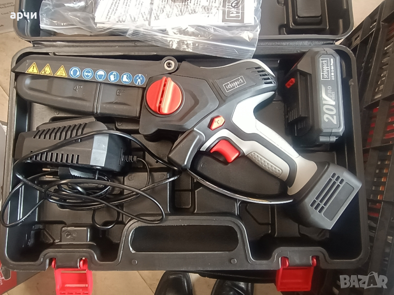 Scheppach Акумулаторен трион за клони CBS260-20Li, Германия , снимка 1