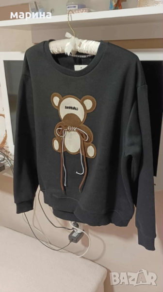 Нова дамска ватирана блуза, снимка 1