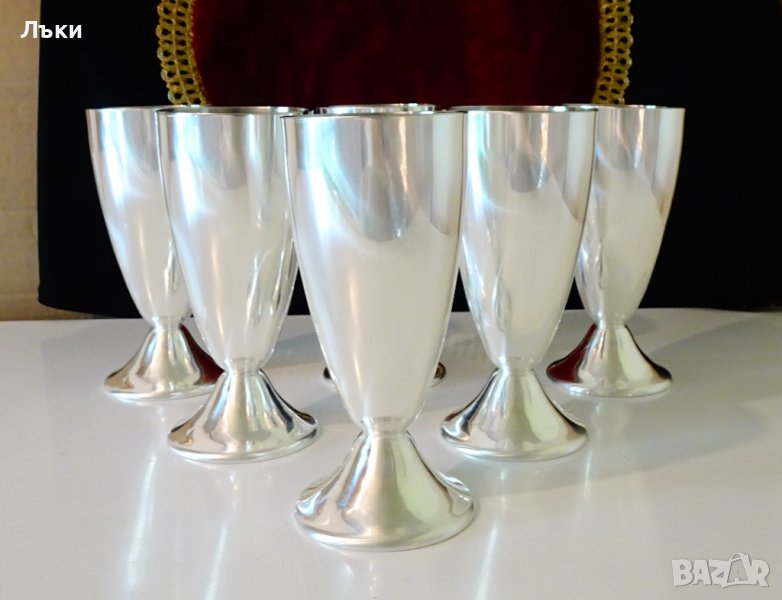 Посребрени чаши за вино Spring,Switzerland. , снимка 1