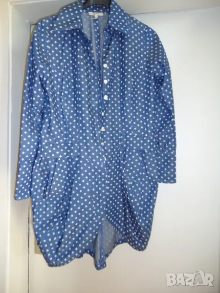 дънкова риза/манто, снимка 1