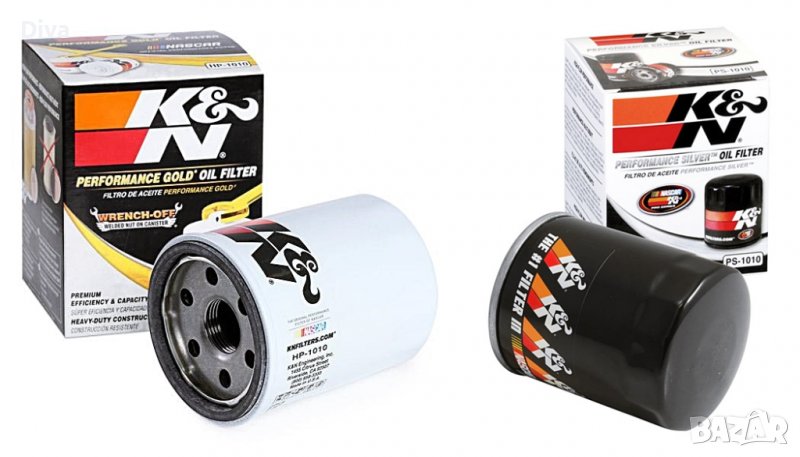 Маслен филтър K&N Filters HP-1010 и PS-1010, снимка 1