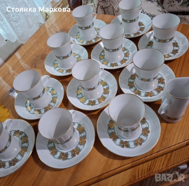 Почти нов сервиз за кафе-Рьорстранд,Швеция, снимка 1