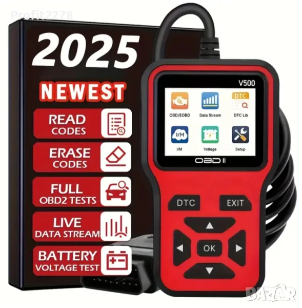 OBD II уред за диагностика на автомобили, снимка 1
