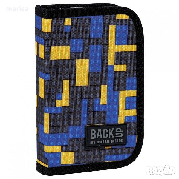 Ученически несесер BackUP MODEL S 52, с 1 цип 2 клапи, PB3S52 Код: 074051, снимка 1