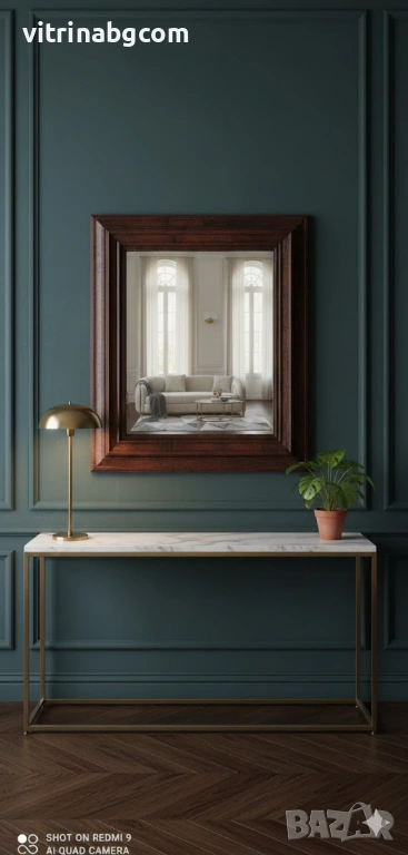 Масивно антикварно огледало – класика, която вдъхва живот, снимка 1