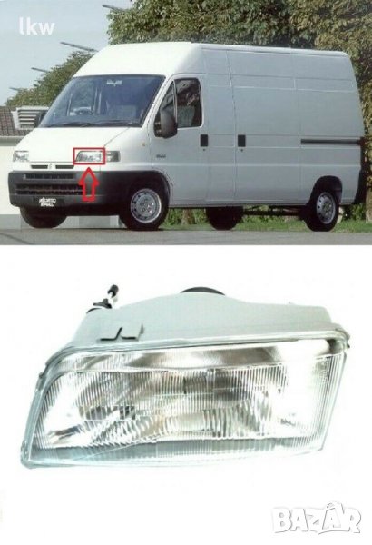 Фар електрически за Fiat Ducato- Citroen Jumper- Peugeot Boxer -1994-2002 Шоф. или Пасаж. страна, снимка 1