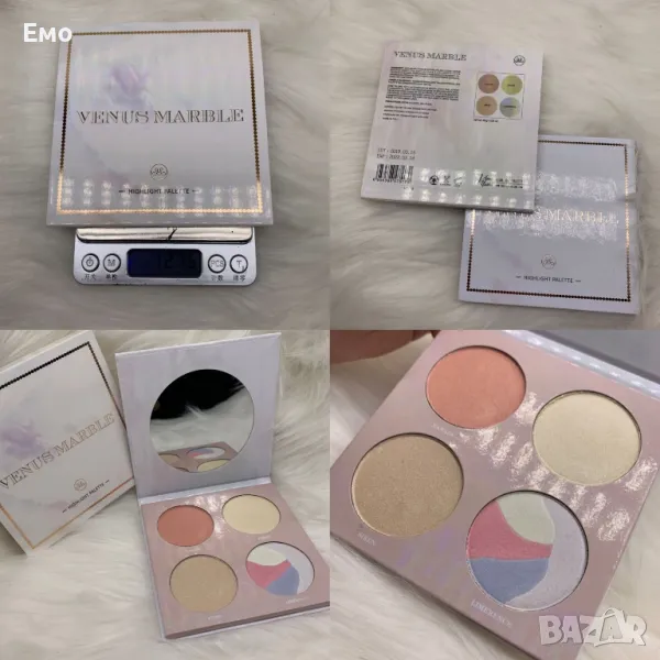 Палитра сенки за очи с огледалце HZS120, снимка 1