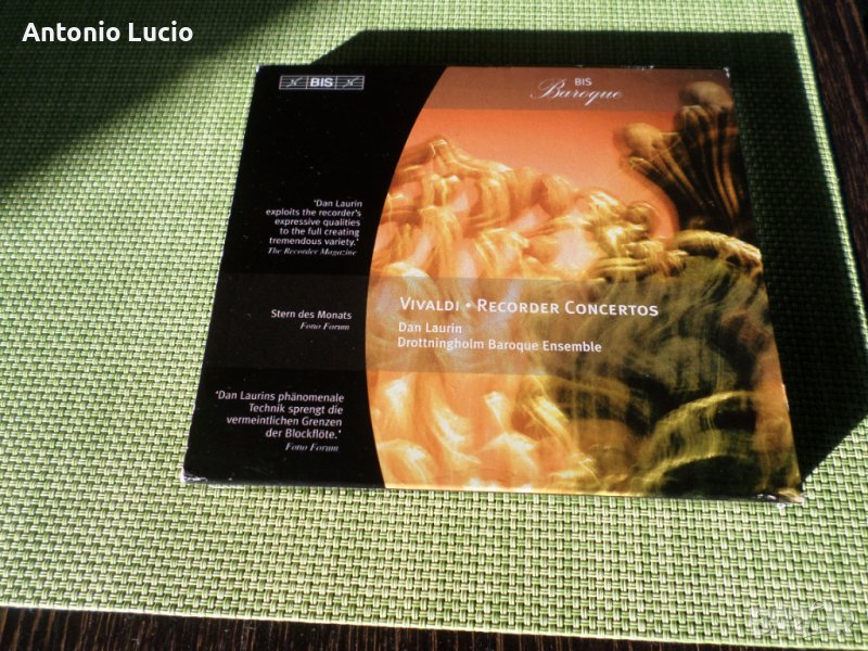 Vivaldi - Recorder Concertos - Dan Laurin, снимка 1