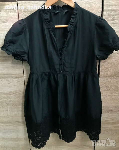 Черна дамска риза, снимка 1