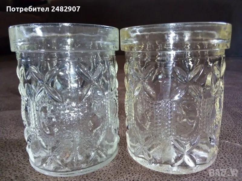 Комплект ретро чаши - 2 броя, снимка 1