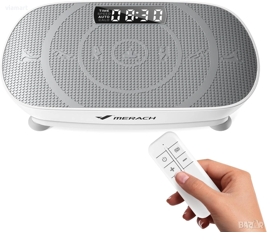 Виброплатформа MERACH CV30 Gray SLIM, 10 нива на интензивност, снимка 1