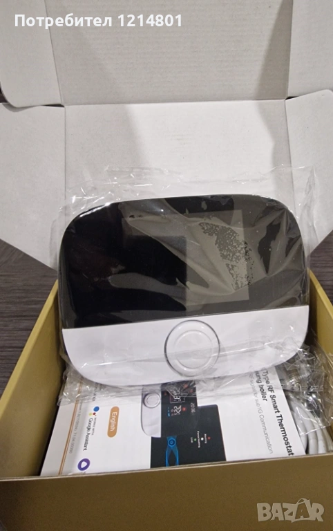 Смарт термостат Tuya за пелетни камини и газови котли, снимка 1