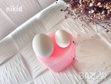 3D 2 яйца малко голямо яйце силиконов молд форма шоколад гипс свещ, снимка 1