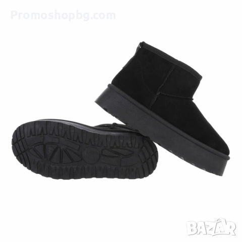 Топли зимни дамски боти, 40 номер, черни, снимка 2 - Дамски боти - 51664909