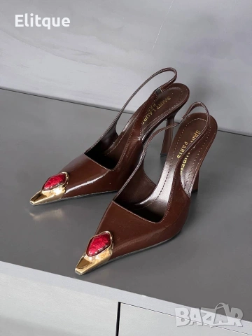 обувки на ток ysl saint laurent , снимка 4 - Дамски ежедневни обувки - 54247916