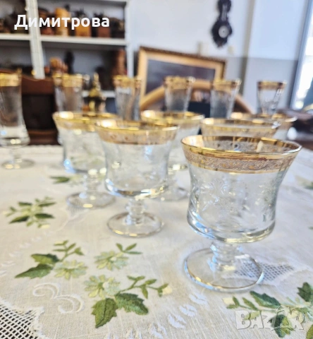 Комплекти чаши Мурано Медичи, снимка 6 - Чаши - 54287340