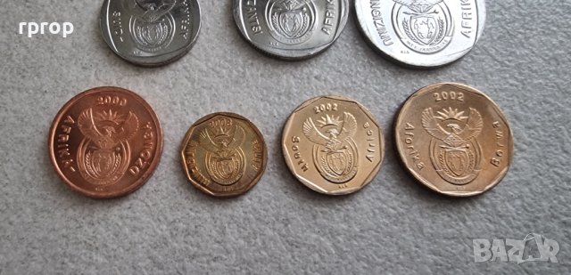 Монети. Южно Африканска Република . ЮАР. 0.05 ,0.10, 0.20 ,0.50, 1 ,2 и 5 ранда.  Чисто нови., снимка 9 - Нумизматика и бонистика - 42284223