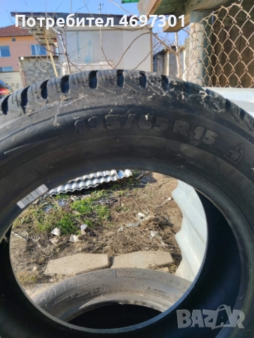 Зимни гуми Мишелин Алпин 195 /65 /15, снимка 4 - Гуми и джанти - 52952416