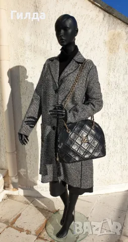 Faber палто 100% вълна L / XL, снимка 13 - Палта, манта - 47413892