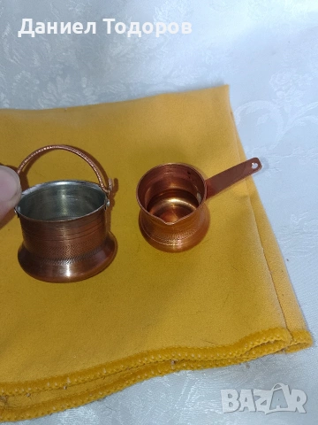 Старо Медно Котле ,Джезве и Свещник