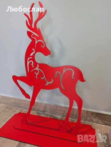 Коледни елени, снимка 3 - Декорация за дома - 52021011