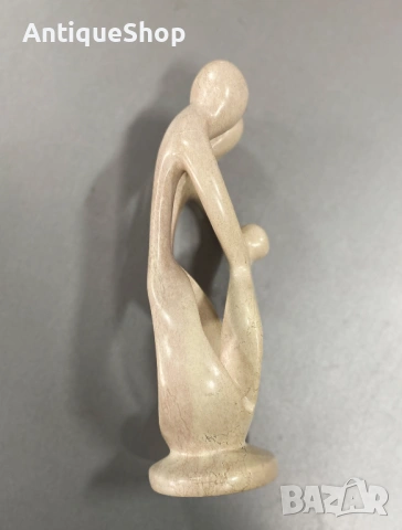 Ръчно изработена статуетка от сапунен камък. Кения. Африканско изкуство , снимка 2 - Статуетки - 54096120